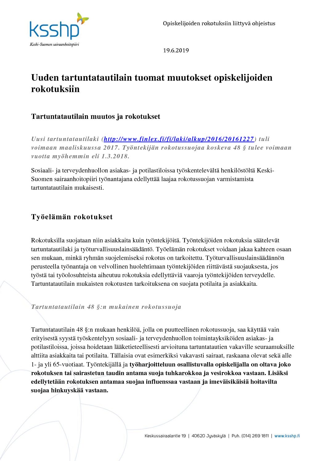 Keski-Suomen sairaanhoitopiiri - UEF Kamu