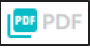 Sininen laatikko, jonka sisällä ovat kirjaimet PDF harmaan sanan "PDF" vasemmalla puolella.